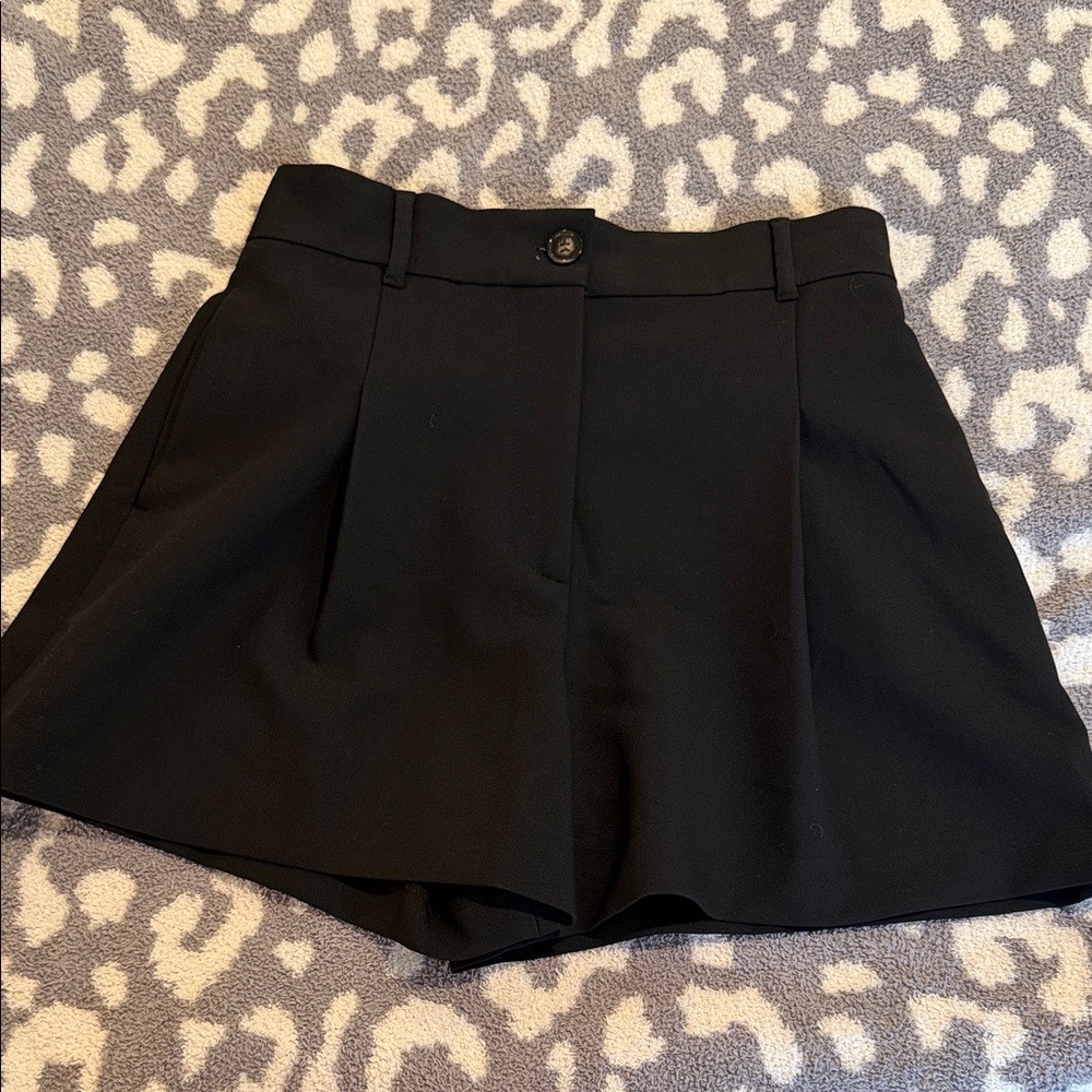 Zara Black High Waist Women’s Shorts
